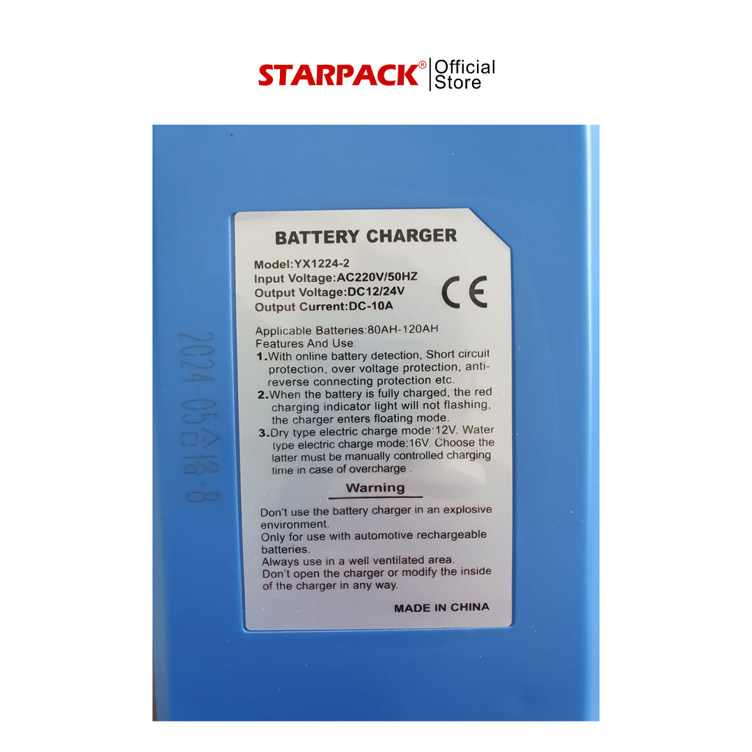 Charger Aki Accu 12V/24V 10A Mobil Motor 3