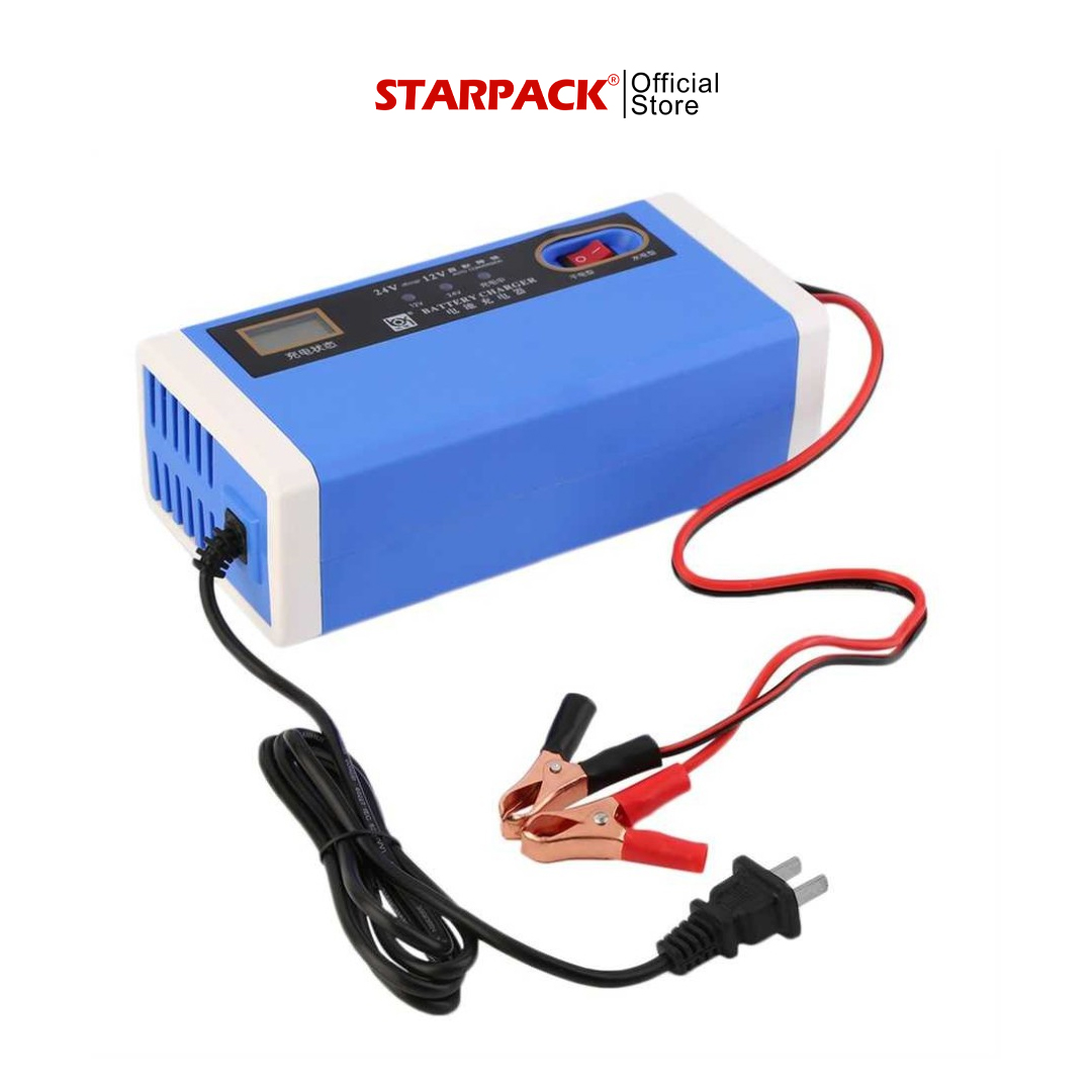 Charger Aki Accu 12V/24V 10A Mobil Motor 2