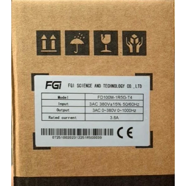 Inverter VFD FGI FD100M 1,5kw/2HP Input 3Phase 380v Output 3Phase 380v 4