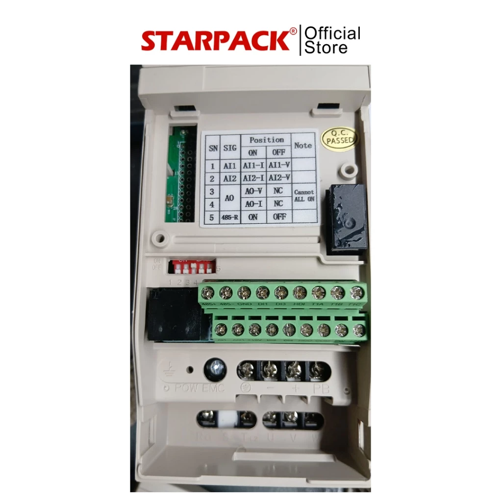 Inverter VFD FGI FD500 0.75 kw / 1 HP Input 1 Phase 220v Output 3 Phase 380v - Variable Frequency Drive 3