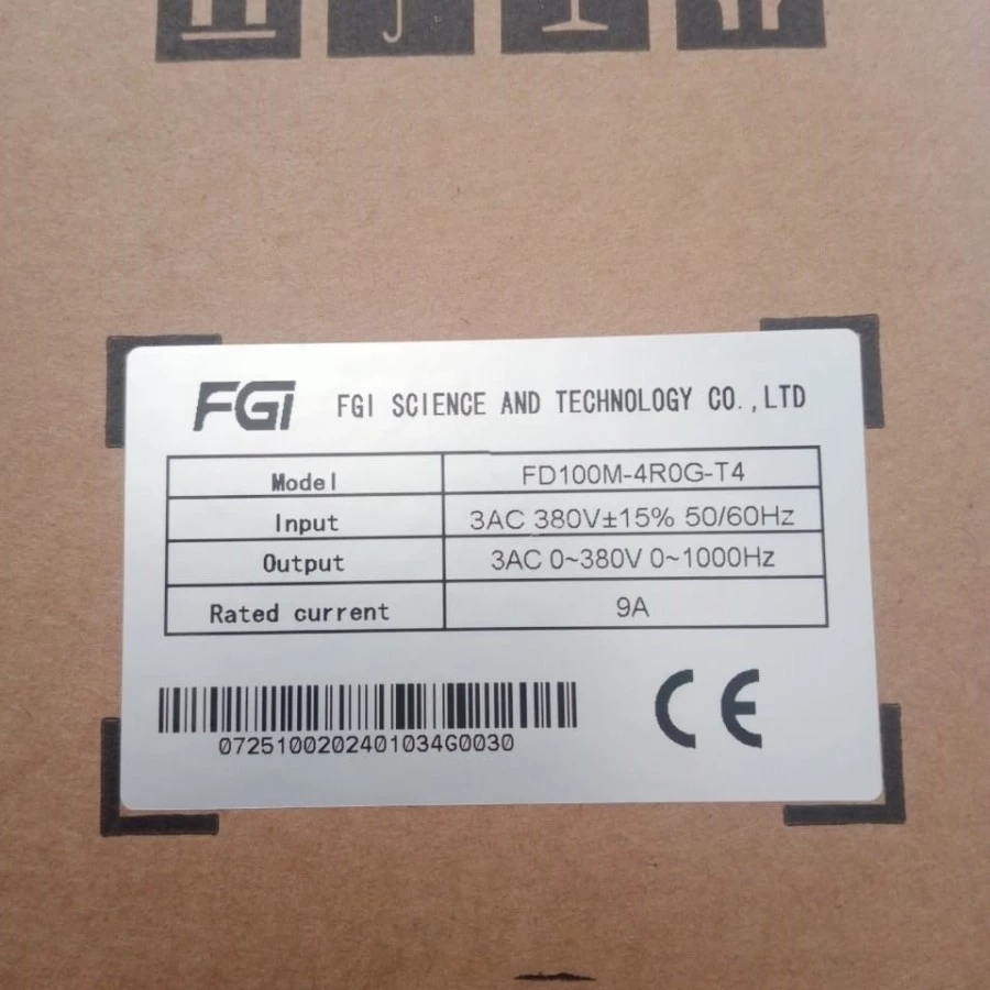 Inverter VFD FGI FD100M 4kw / 5HP Input 3Phase 380v Output 3Phase 380v 5