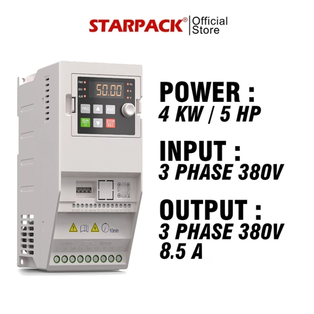 Inverter VFD FGI FD500M 4 kw / 5 HP Input 3Phase 380v Output 3Phase 380v - Variable Frequency Drive 1