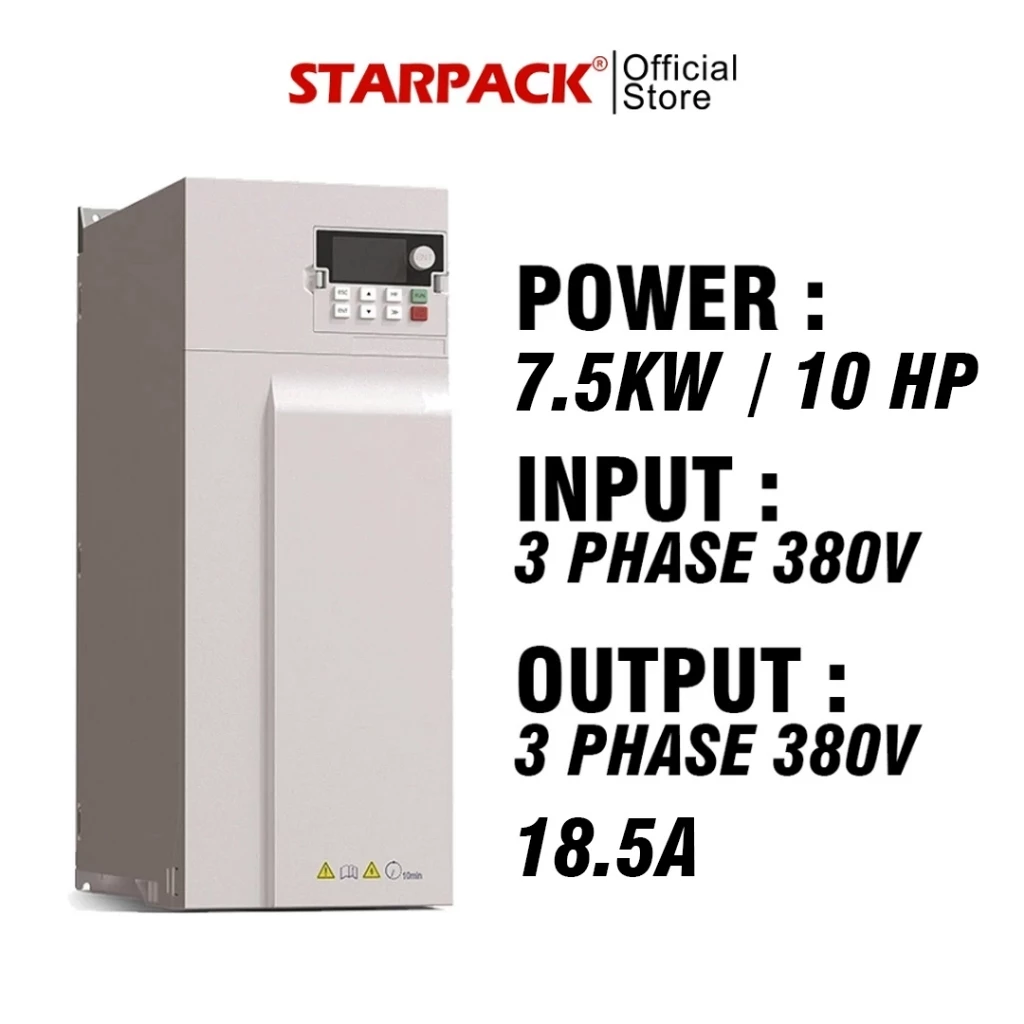 Inverter VFD FGI FD500 7.5 kw / 10 HP Input 3Phase 380v Output 3Phase 380v - Variable Frequency Drive 1