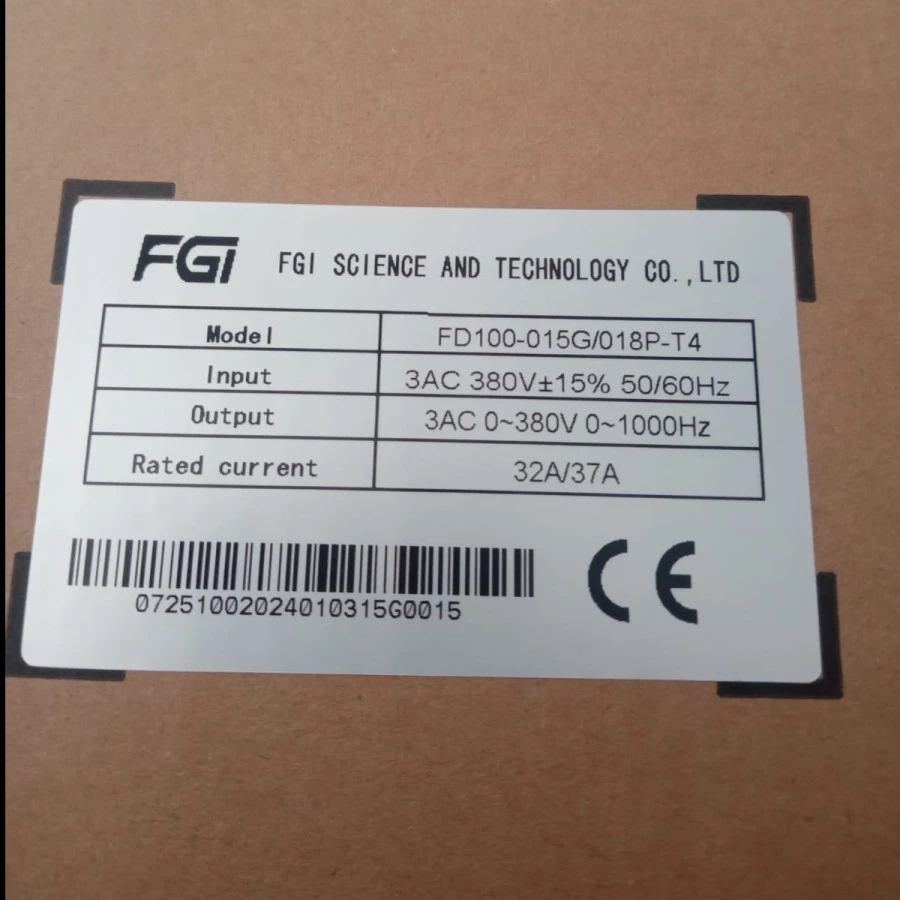 Inverter VFD FGI FD100 15 kw / 20 HP Input 3Phase 380v Output 3Phase 380v 5