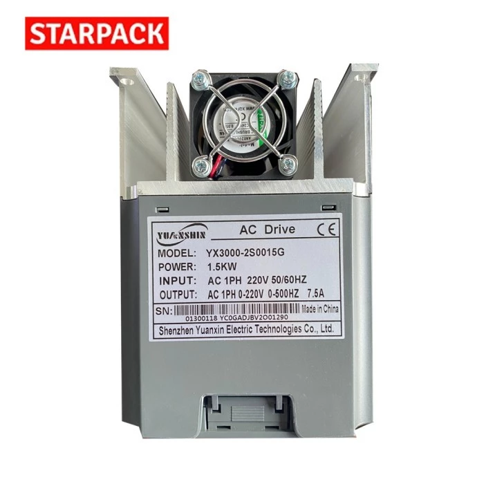 Inverter VFD Yuanshin YX3000 1,5kw / 2HP Input 1Phase 220v Output 1Phase 220v 3