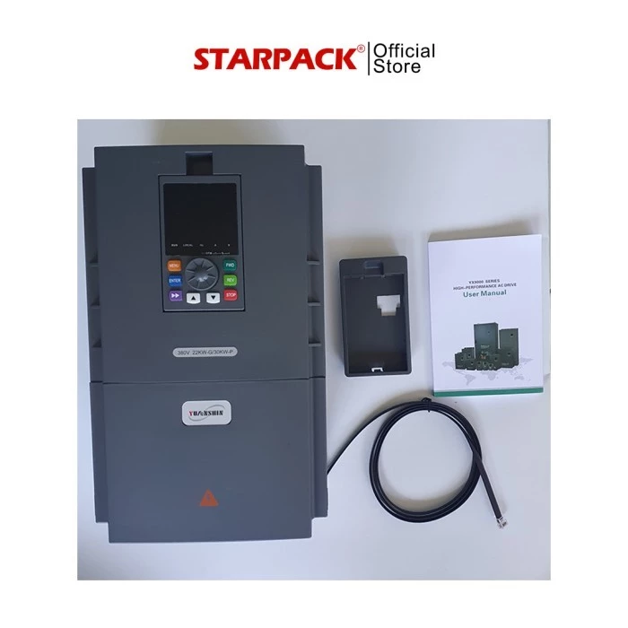 Inverter VFD Yuanshin YX9000 22kw / 30HP Input 3Phase 380v Output 3Phase 380v 3