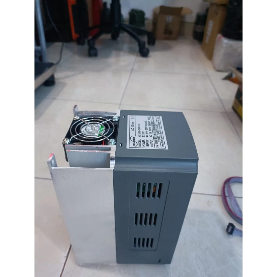 Inverter VFD Yuanshin YX3000 3,7kw / 5HP Input 1Phase 220v Output 1Phase 220v 3