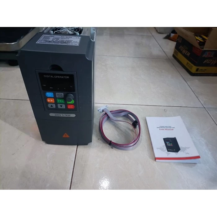Inverter VFD Yuanshin YX3000 3,7kw / 5HP Input 1Phase 220v Output 1Phase 220v 4
